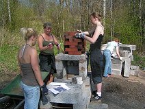 skorstenen �r p� g�ng...